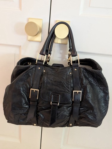 Botkier black leather shoulder